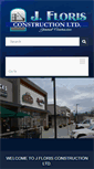 Mobile Screenshot of jflorisconstruction.com